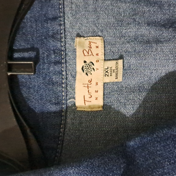 EUC Turtle Bay Plus size jean jacket - Picture 3 of 4